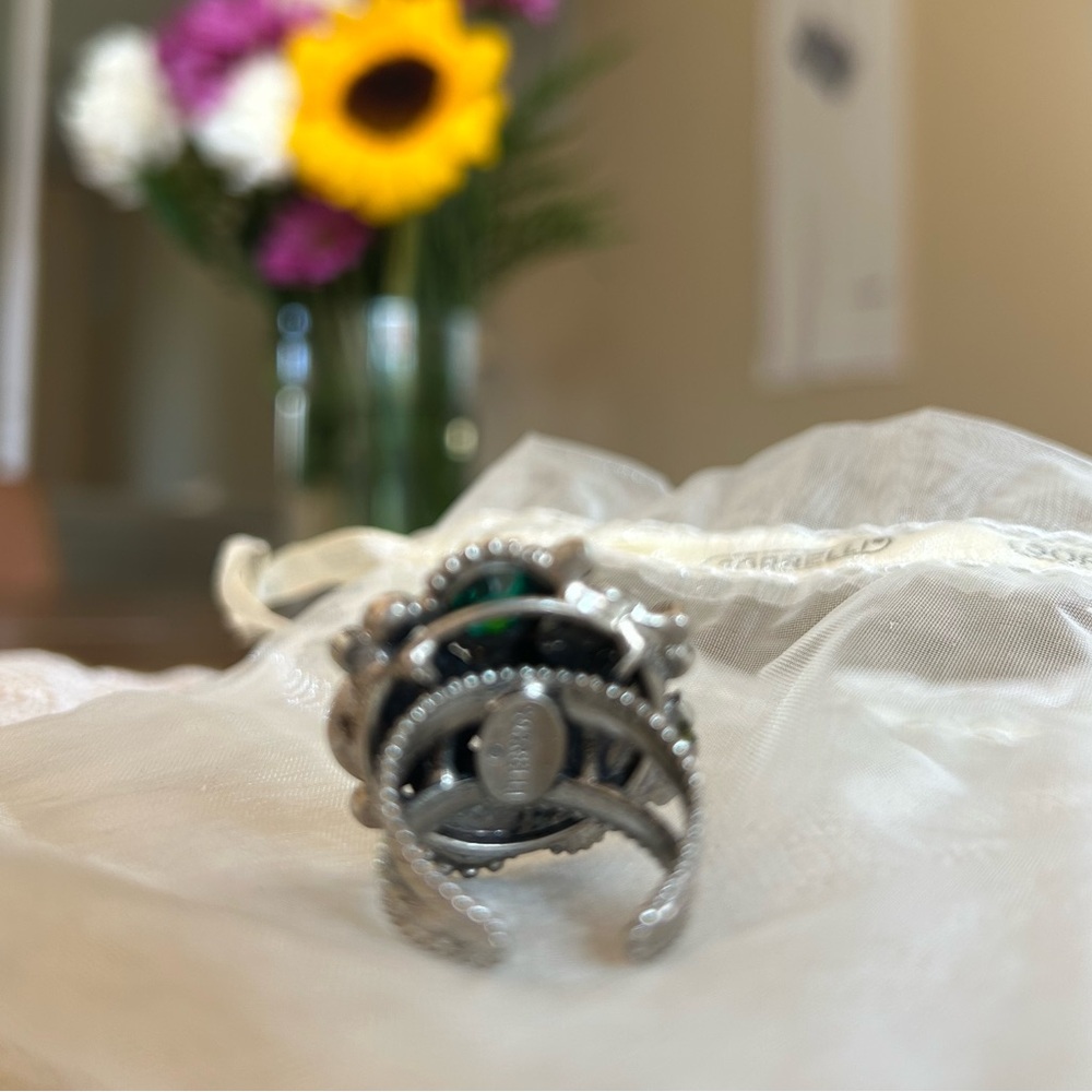 Sorrelli Blue Gemstone & Silver Ring - image 2